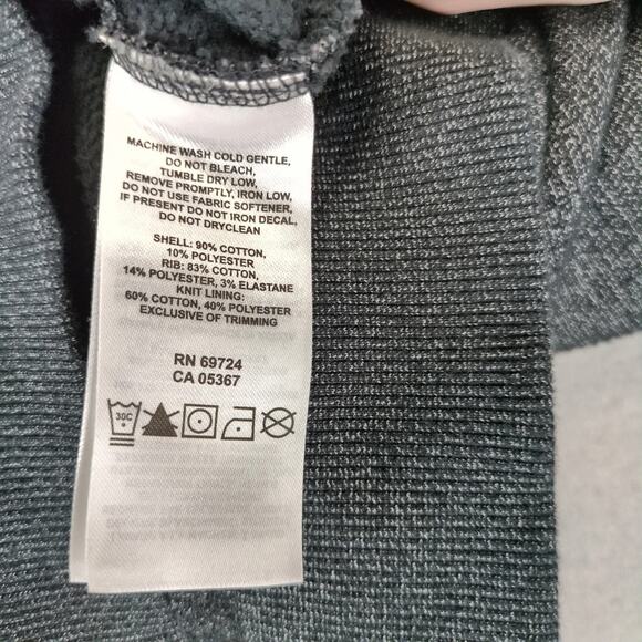 Columbia 1/4 Zip Pullover Fleece Jacket Men's XXL Black Front Kangaroo Pockets - Picture 4 of 10